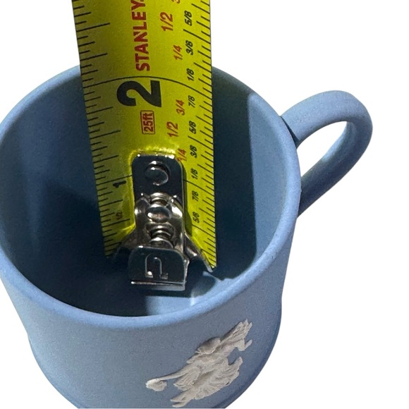 Wedgwood Jasperware Demitasse Cup & Saucer 1970s Coffee Tea English Traditional - Picture 7 of 8